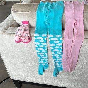 Cloture shop Bundle of girl’s tights 4-6 years